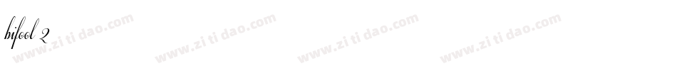 bifoot 2字体转换